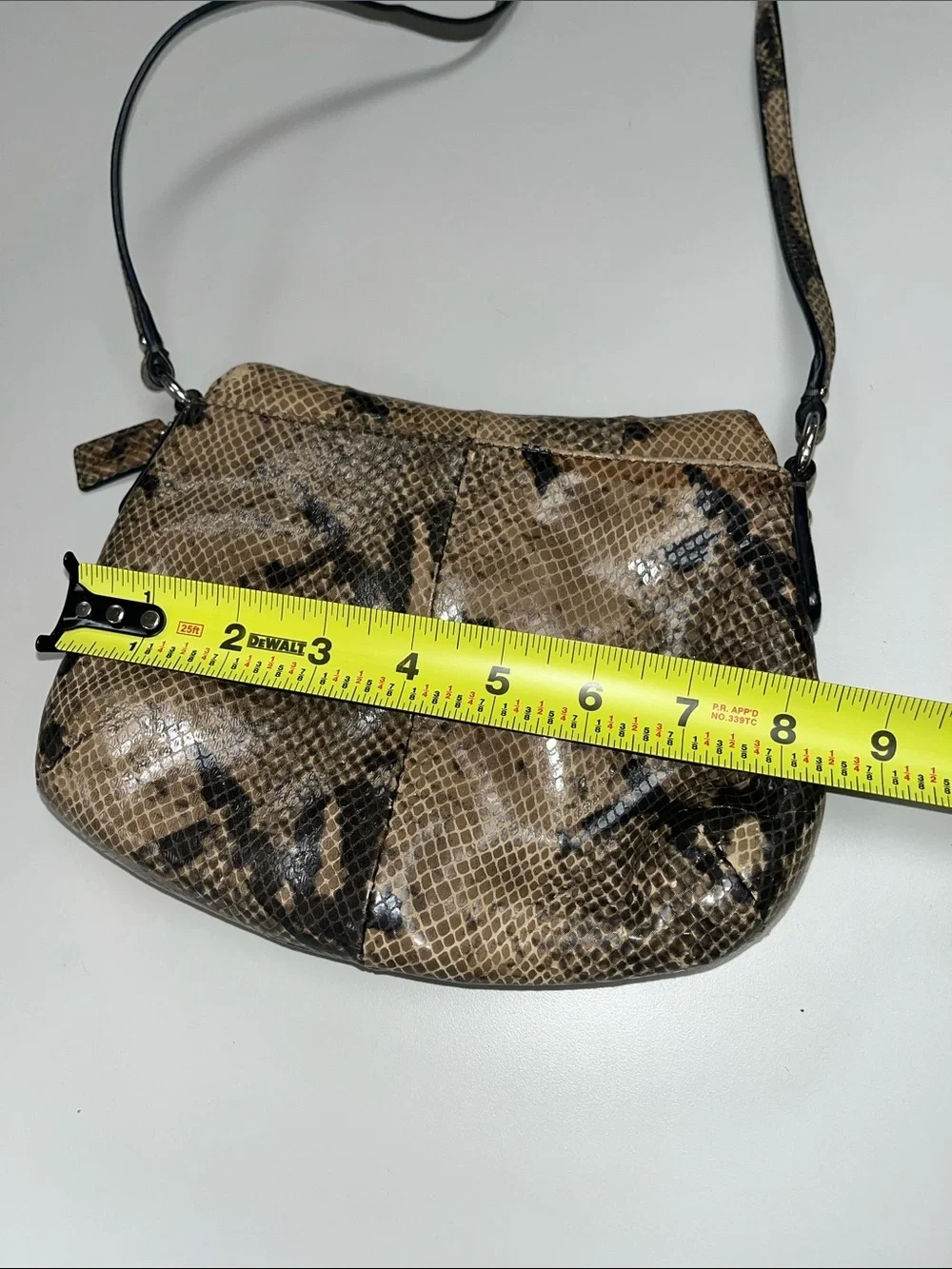 Coach Vintage Soho Leather Snake -Python Print Crossbody Bag